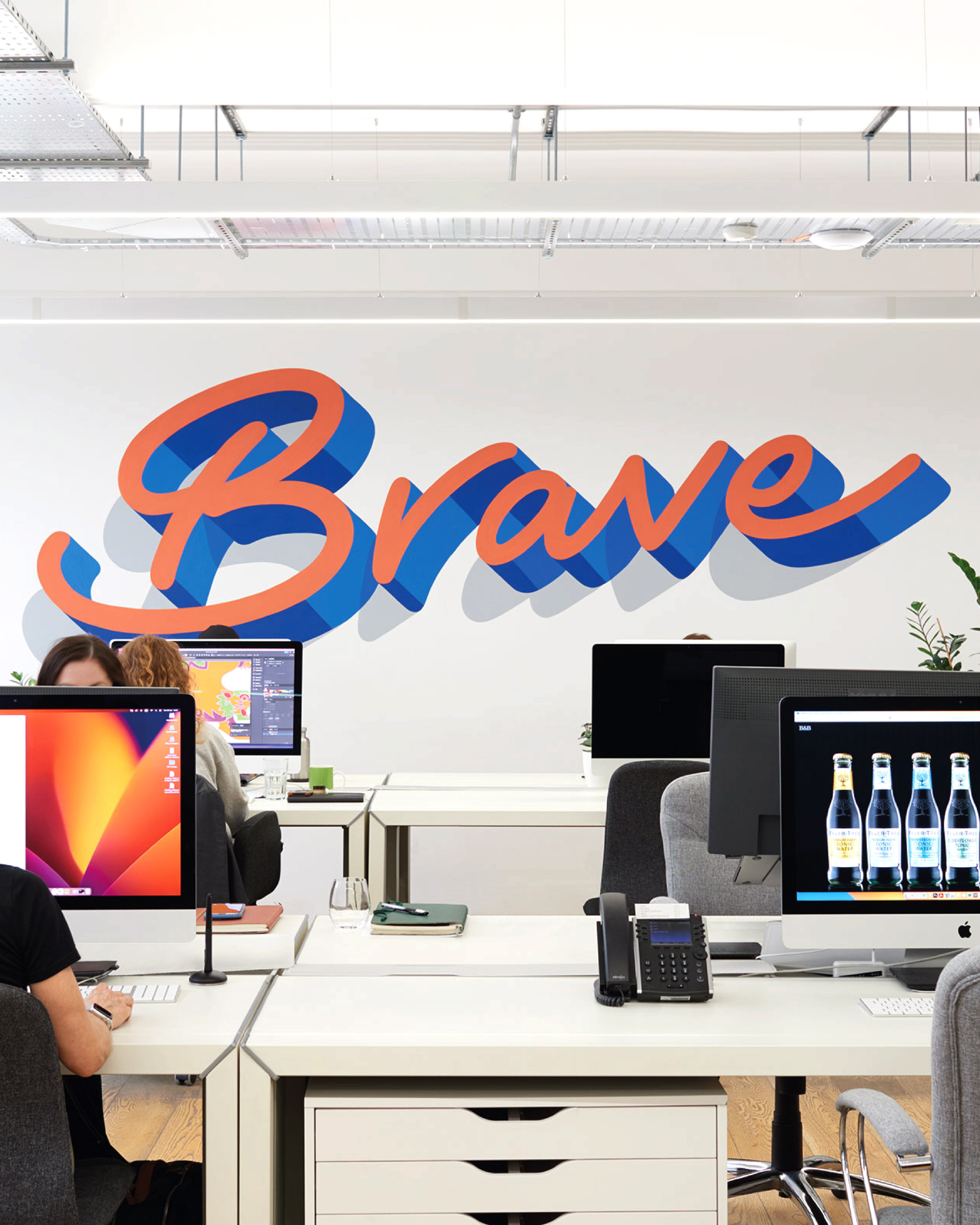 Visual of studio for Startup CPG event in studio designed by B and B studio